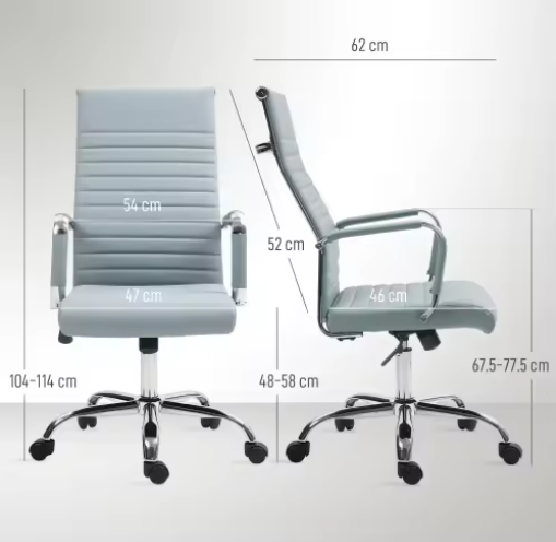 Chaise de Bureau Ergonomique avec Soutien Lombaire Renforcé