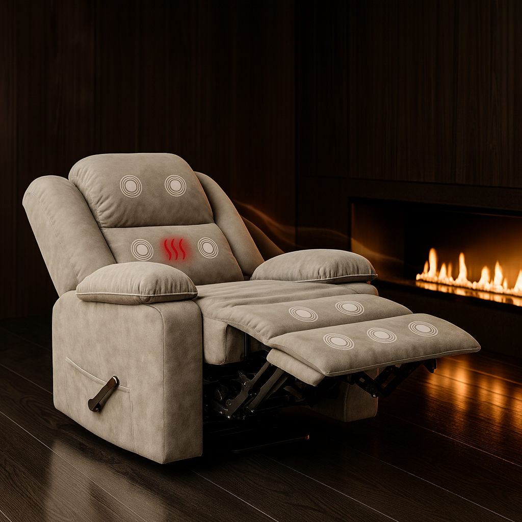 Fauteuil Relax Électrique Massant & Chauffant – Confort Ultime à Domicile
