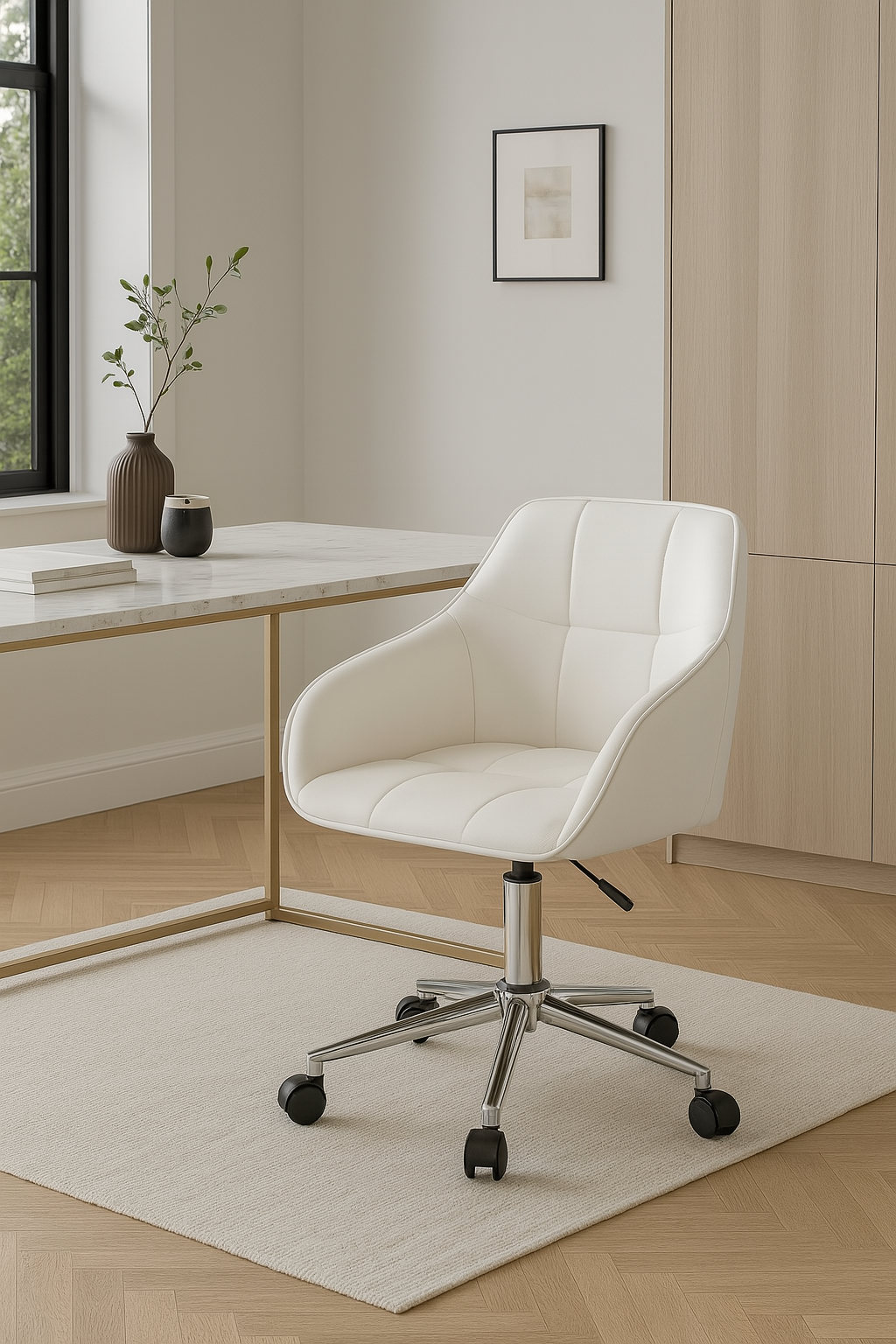 Chaise de Bureau Moderne en Velours