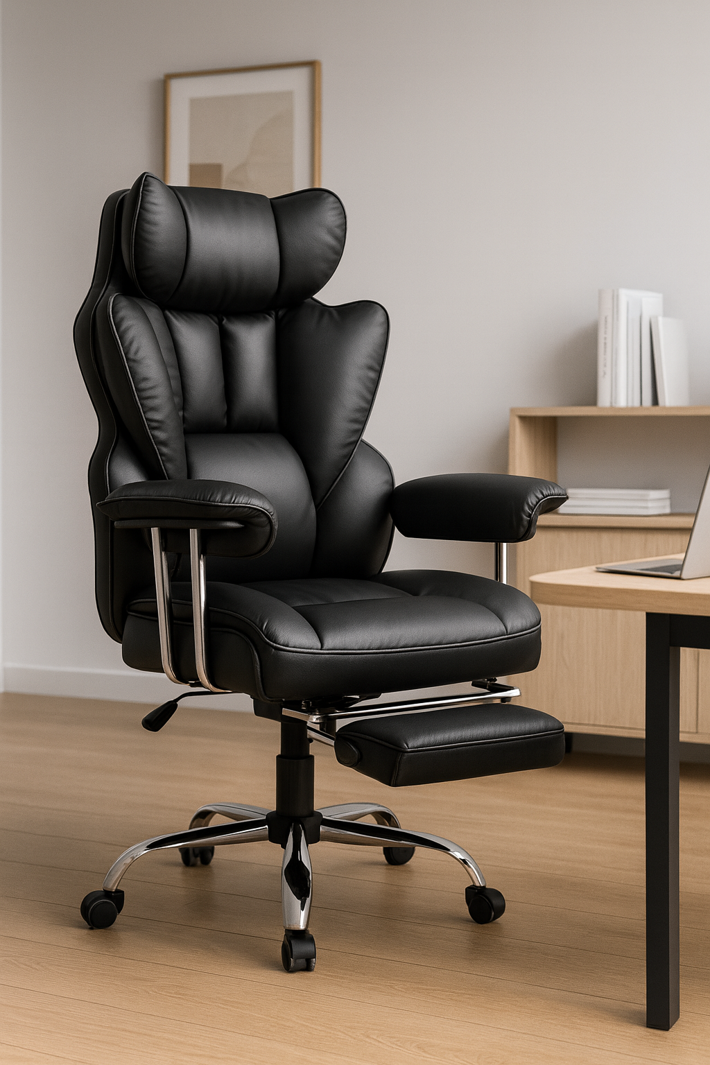 Fauteuil de Bureau Ergonomique Premium - Confort Lombaires - Idéal Professionnel/Télétravail