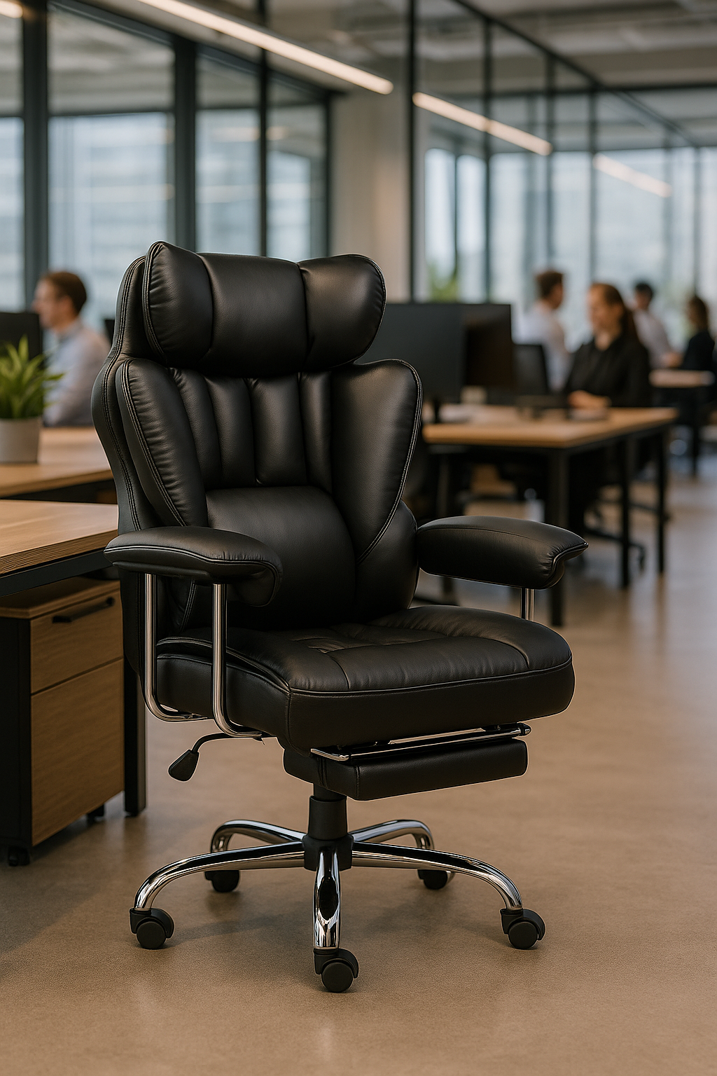 Fauteuil de Bureau Ergonomique Premium - Confort Lombaires - Idéal Professionnel/Télétravail