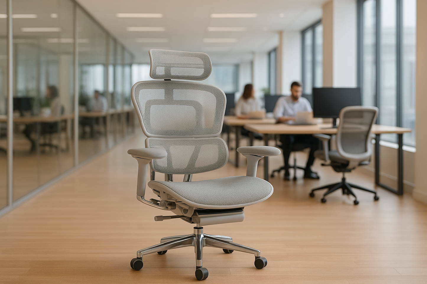 Fauteuil de Bureau Ergonomique - Soutien Lombaire - Idéal Professionnel