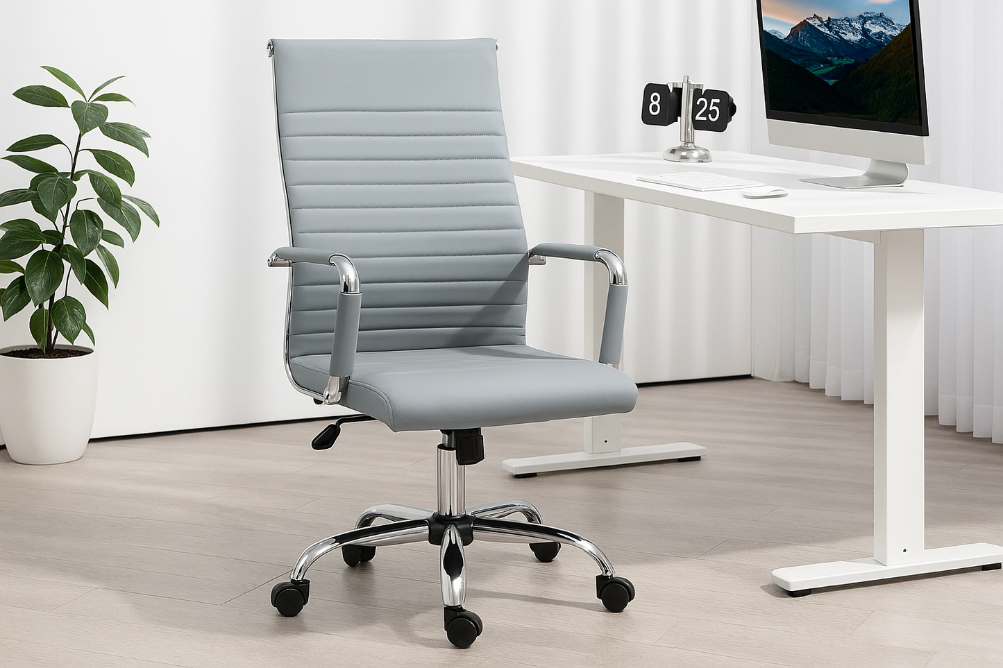 Chaise de Bureau Ergonomique avec Soutien Lombaire Renforcé