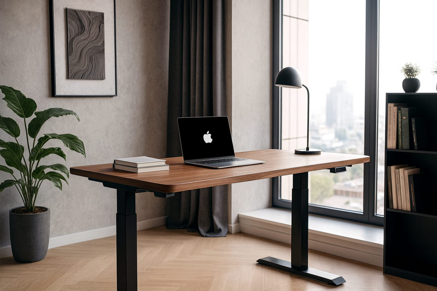 Bureau Électrique Assis Debout Réglable Premium