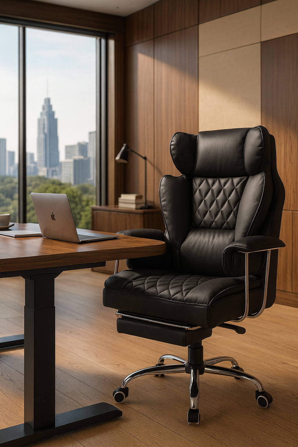 Fauteuil de Bureau Ergonomique Premium - Confort Lombaires - Idéal Professionnel/Télétravail