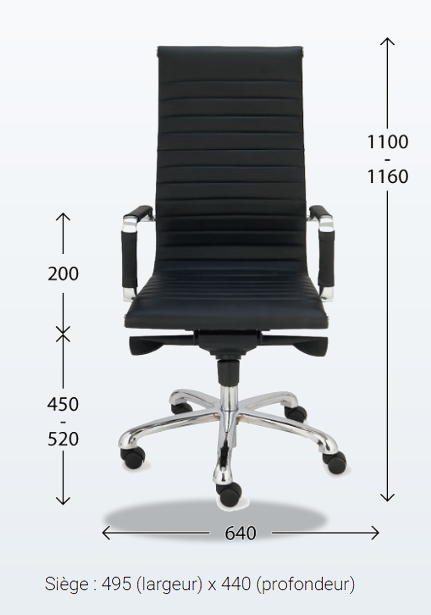 Fauteuil de Bureau Ergonomique Premium Next