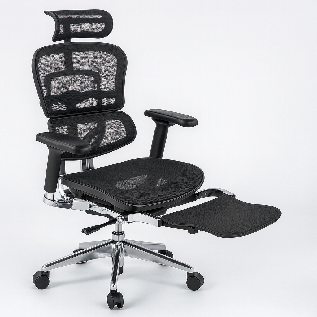 Fauteuil de Bureau Ergonomique - Soutien Lombaire - Idéal Professionnel