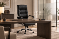 Fauteuil de Bureau Ergonomique Premium Nexus en Cuir - Idéal Direction / Profession Libérale 8