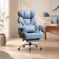 Fauteuil de Bureau Ergonomique XXL "Titan" – Charge 180 kg, Repose-Pieds et Support Lombaire Réglable 3