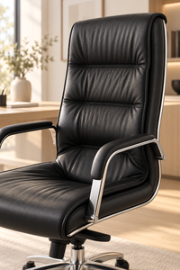 Fauteuil de Bureau Ergonomique Premium Nexus en Cuir - Idéal Direction / Profession Libérale 4