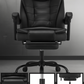 Chaise de Bureau Ergonomique Inclinable  – Confort Haut de Gamme en Cuir PU - Idéal professionnel