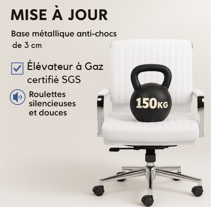 Chaise de Bureau Ergonomique Design – Confort Lombaire