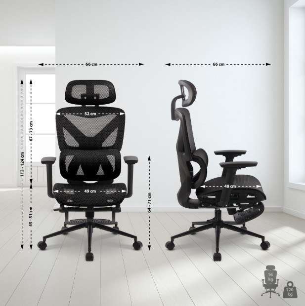 Chaise de Bureau Ergonomique Gaming / Télétravail