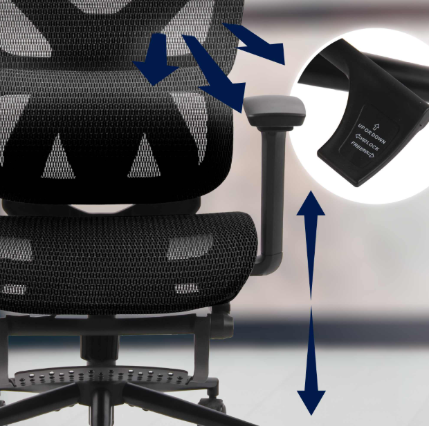 Chaise de Bureau Ergonomique Gaming / Télétravail