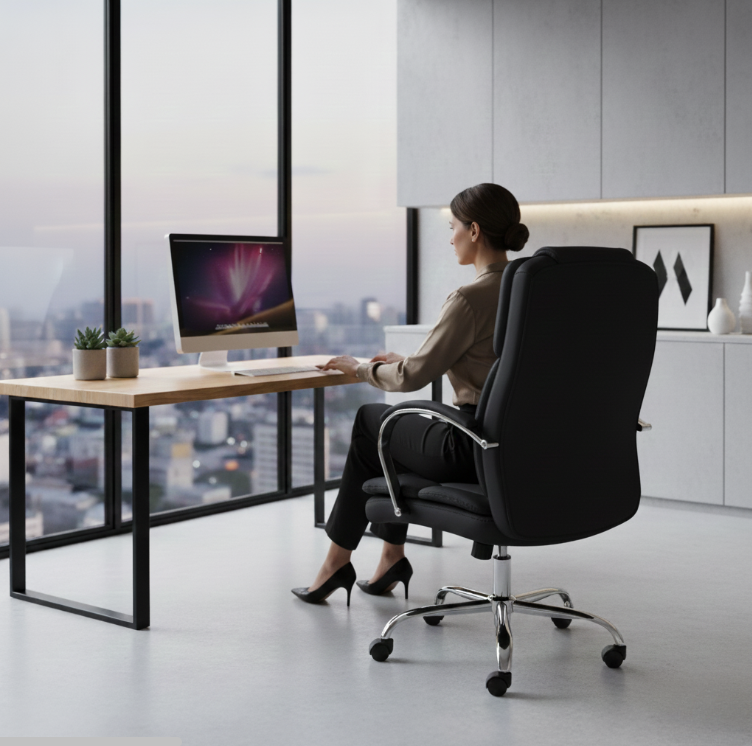 Fauteuil de Bureau Ergonomique Premium - Capacité de Charge 210kg