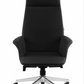 Fauteuil de Bureau Ergonomique Premium "Preto" en Cuir / Idéal Direction