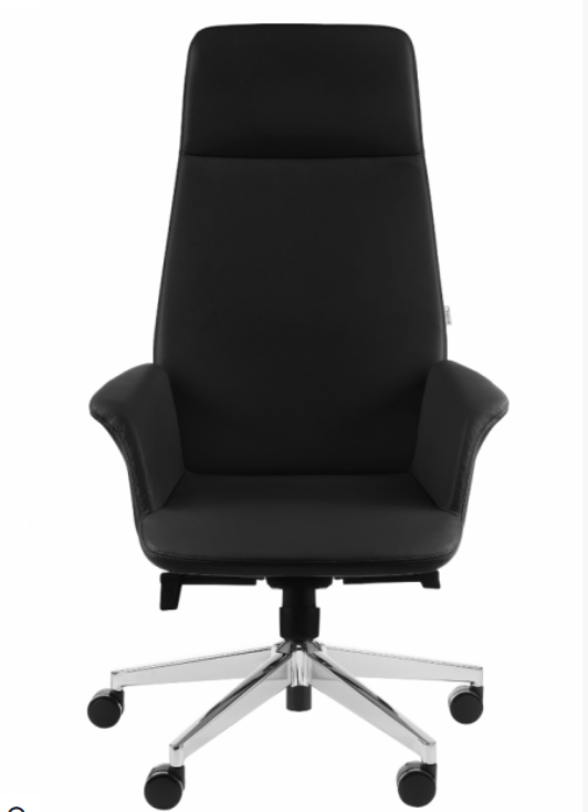 Fauteuil de Bureau Ergonomique Premium "Preto" en Cuir / Idéal Direction