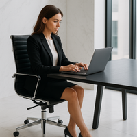 Fauteuil de Bureau Ergonomique Premium "Next" en Cuir / Idéal Direction - Assistant 3