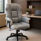 Fauteuil de Bureau Ergonomique en Cuir PU Premium