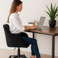 Chaise de Bureau Moderne en Velours