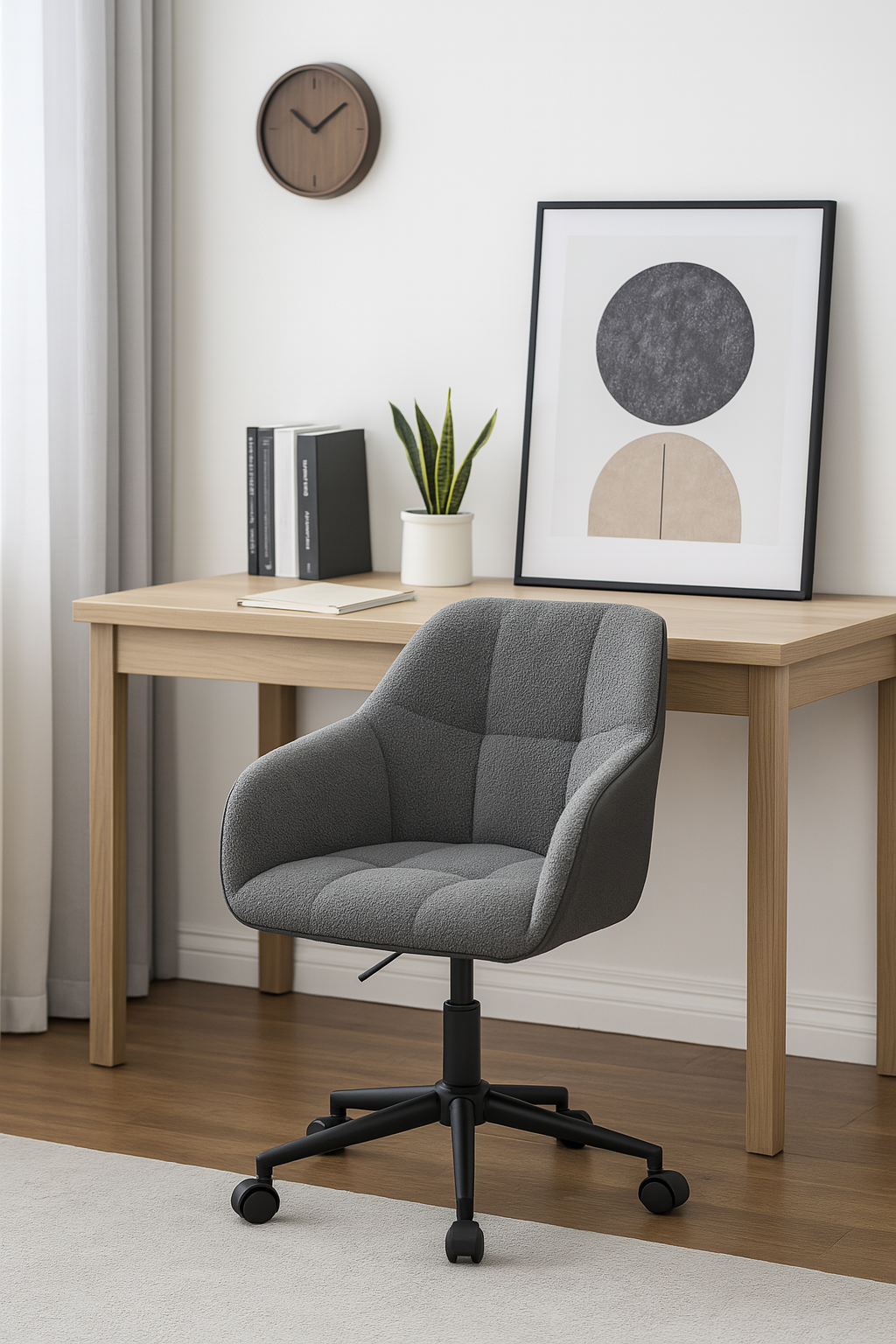 Chaise de Bureau Moderne en Velours