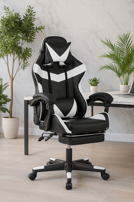 Chaise de Bureau Ergonomique Performance +/ Coussin de massage / Idéale pour le gaming