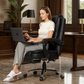 Chaise de Bureau Ergonomique Inclinable  – Confort Haut de Gamme en Cuir PU - Idéal professionnel
