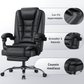 Chaise de Bureau Ergonomique Inclinable  – Confort Haut de Gamme en Cuir PU - Idéal professionnel