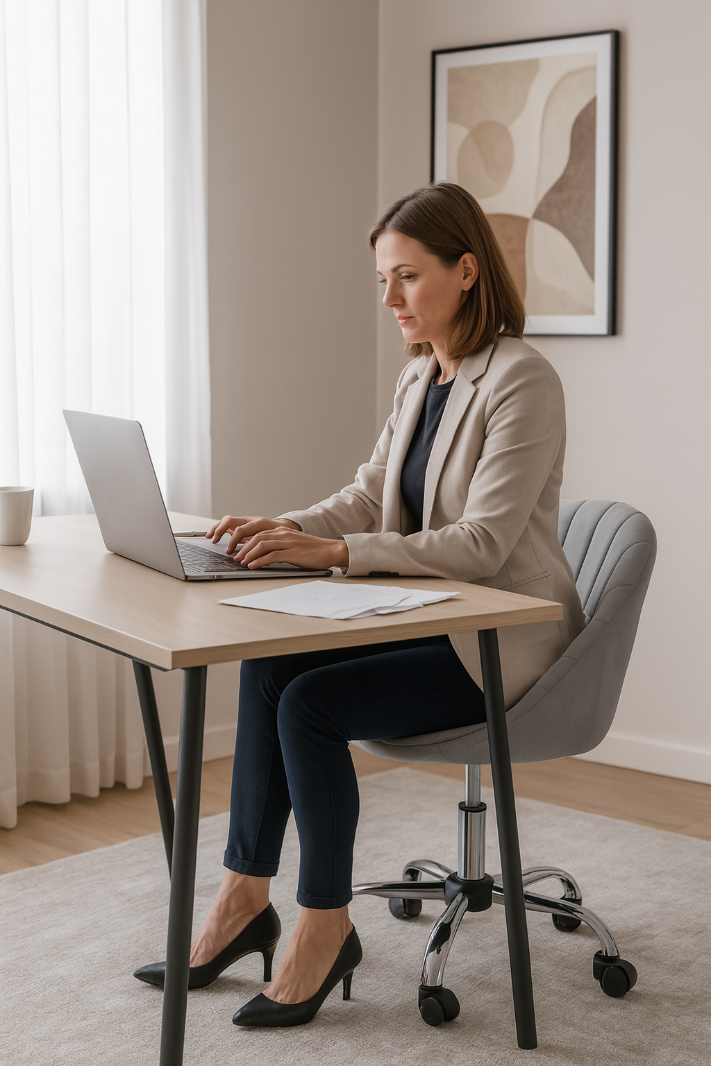 Chaise de Bureau Confort Luxe