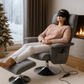 Fauteuil relax massage + repose-pieds