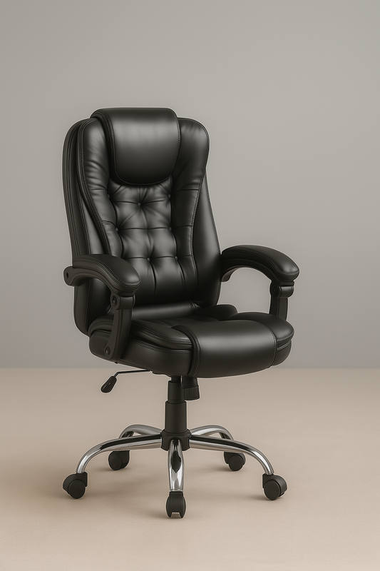 Chaise de Bureau Ergonomique avec Dossier Inclinable – Confort Lombaire