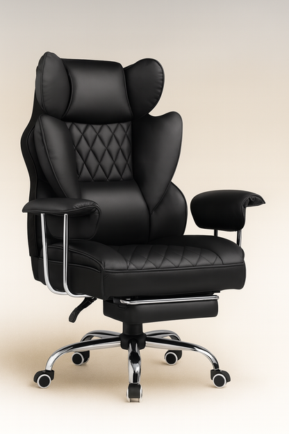 Fauteuil de Bureau Ergonomique Premium - Confort Lombaires - Idéal Professionnel/Télétravail