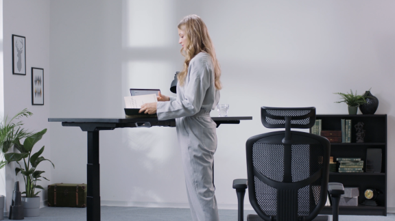 Bureau Électrique Assis Debout Réglable Premium