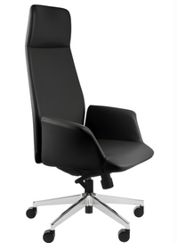 Fauteuil de Bureau Ergonomique Premium "Preto" en Cuir / Idéal Direction 7