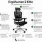 Chaise de Bureau Ergohuman 2 Elite – Fauteuil Ergonomique de Référence pour Professionnels Exigeants