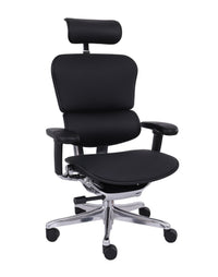 Chaise de Bureau Ergohuman gen2 Elite Cuir – Fauteuil Ergonomique de Référence pour Professionnels Exigeants 3