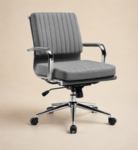 Fauteuil de Bureau Ergonomique "Oslo" en Tissu Teddy – Idéal Télétravail & Bureau Cosy 2
