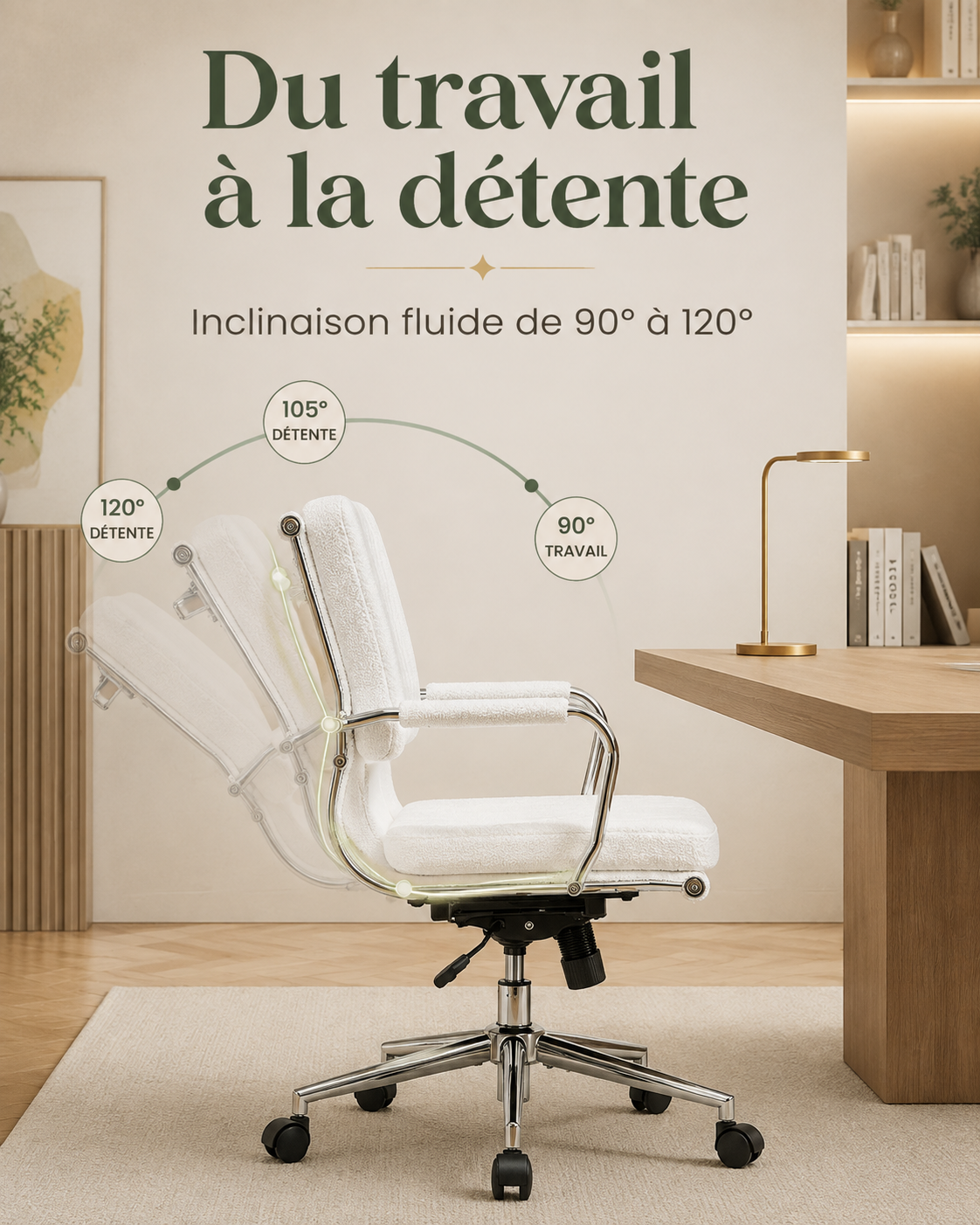 Du travail à la pause, en un geste